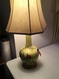 Yellow oriental lamp