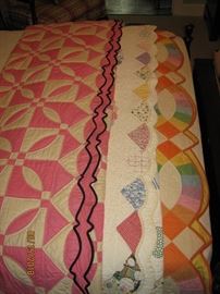 Beautiful vintage quilts!
