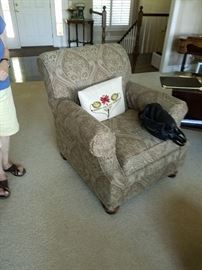 Ethan Allen very comfortable chair with Ottoman