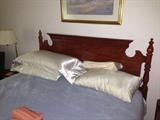 Queen size bed.