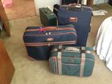 Suitcases--some vintage.