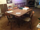 1950's table and chairs