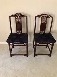 Asian Rosewood Chairs