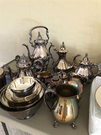 Wallace Silver Plate, Gorham Silverplate Bowls, 
