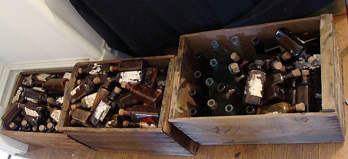 Old bottle collections