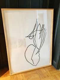 Original Contemporary art by Thomas Alexander and Laura Rogers  Art measure 36.25" x 48.5"   