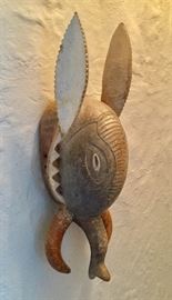 Hand crafted South African tribal mask