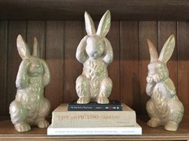 Hear no evil, see no evil, speak no evil bunnies