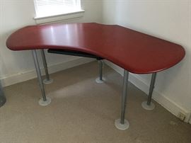 Herman Miller designed desk. Boomerang style. There are TWO of these! Incredible deal!!! 