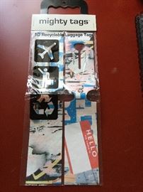 Mighty tags luggage tags. 
