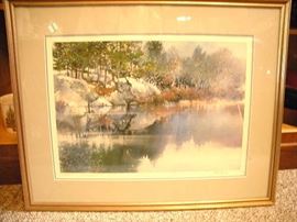 Nita Engle reflections at the lake.