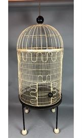Lot 62 FREDERICK WEINBERG Bird Cage Sculpture. Painted 
