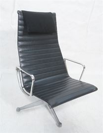 Lot 109 CHARLES EAMES Leather Executive Office Chair. Tal