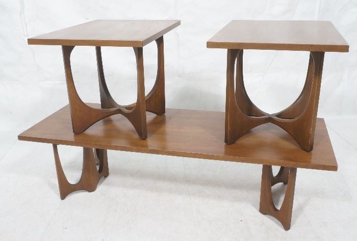 Lot 273 3pc BRASILIA by BROYHILL Table Set. Coffee table 