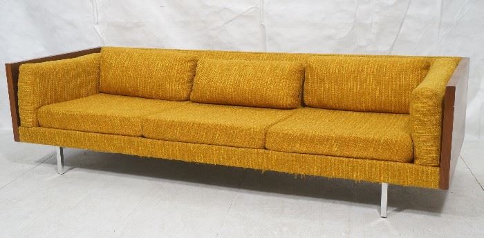 Lot 354 WJ SLOANE Modernist Sofa Couch. Walnut American 