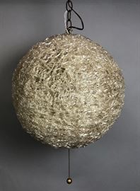 Lot 395 Clear Acrylic Spaghetti Ball Hanging Pendant Ligh