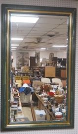 Lot 562 Large Oversized Decorator Mirror. Deep speckled g