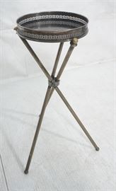 Lot 579 Regency Style Small Tripod Tray Table. 3 corseted