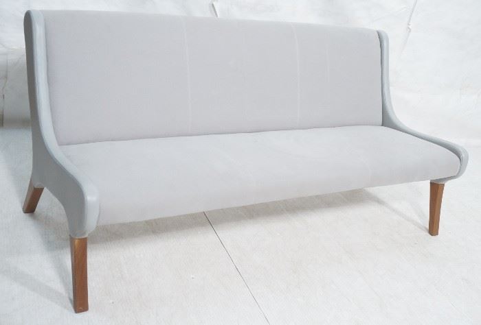 Lot 192 Contemporary Italian style Armless Sofa Couch. Mo