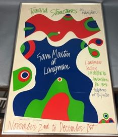 Lot 450 SAM MAITIN Exhibition Poster 