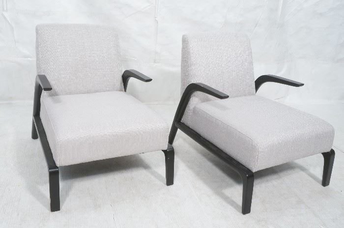 Lot 460 Pr Contemporary Italian Modern style Lounge Chair