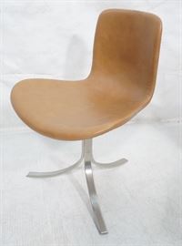 Lot 464 Contemporary Pedestal Base Lounge Chair KJAERHOLM