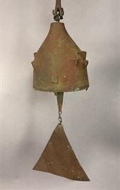 Lot 565 PAOLO SOLERI For ARCOSANTI Bronze Bell Wind Chime