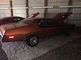 1973 Plymouth Roadrunner Fully Restored.  Will not be presented at Sale.  Please email for further information.