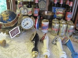 Schlitz clock & more