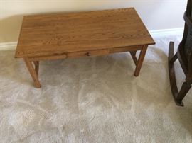 solid oak mission table