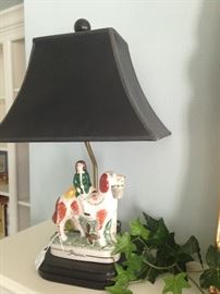 Staffordshire style lamp