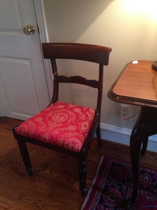One of two parlor/miscellaneous chairs