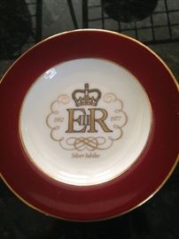Small plate:  "Royal Silver Jubilee" (1952-1977)  by Wedgwood 