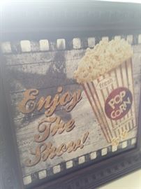 Fun sign for the movie room