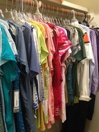 Consigned T-shirts and blouses