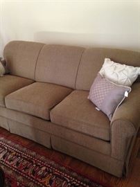 Guardian brand tan sofa - great shape