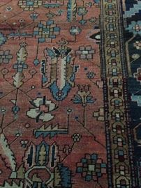 8 feet 3 inches x 12 feet antique rug