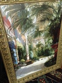 Framed solarium  art
