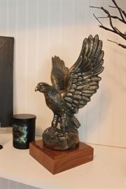 vintage brass eagle