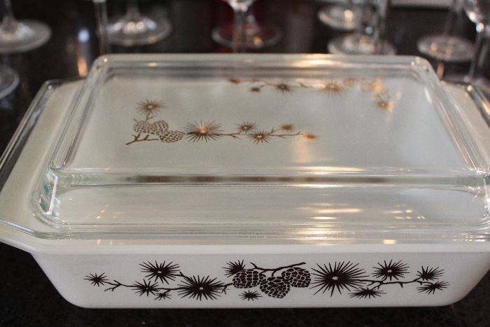 vintage covered pyrex