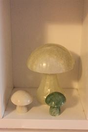 Marble mushrooms