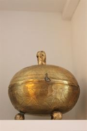 African Brass Bowl 