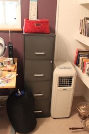A/C Unit and File Cabinet