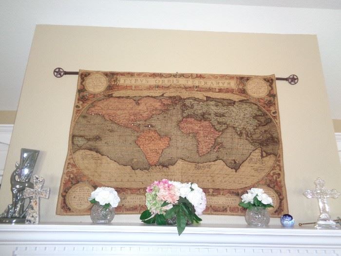 Tapestry World Map