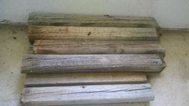 Landscape timbers - about 2' long.