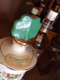Dogs of Ireland decanter sealed  and filled with Van Winkle whiskey.