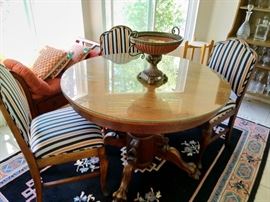 Antique round oak table $150 (sale price Saturday $75)