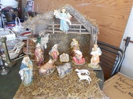 Italian Nativity Creche, $75 (sale price Saturday is $38)