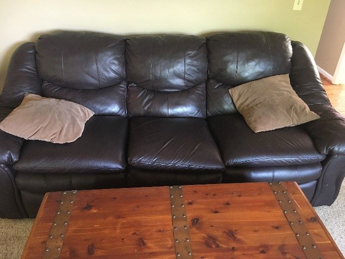 Leather sofa