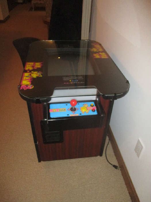 Ms Pac-Man arcade games, cocktail table
